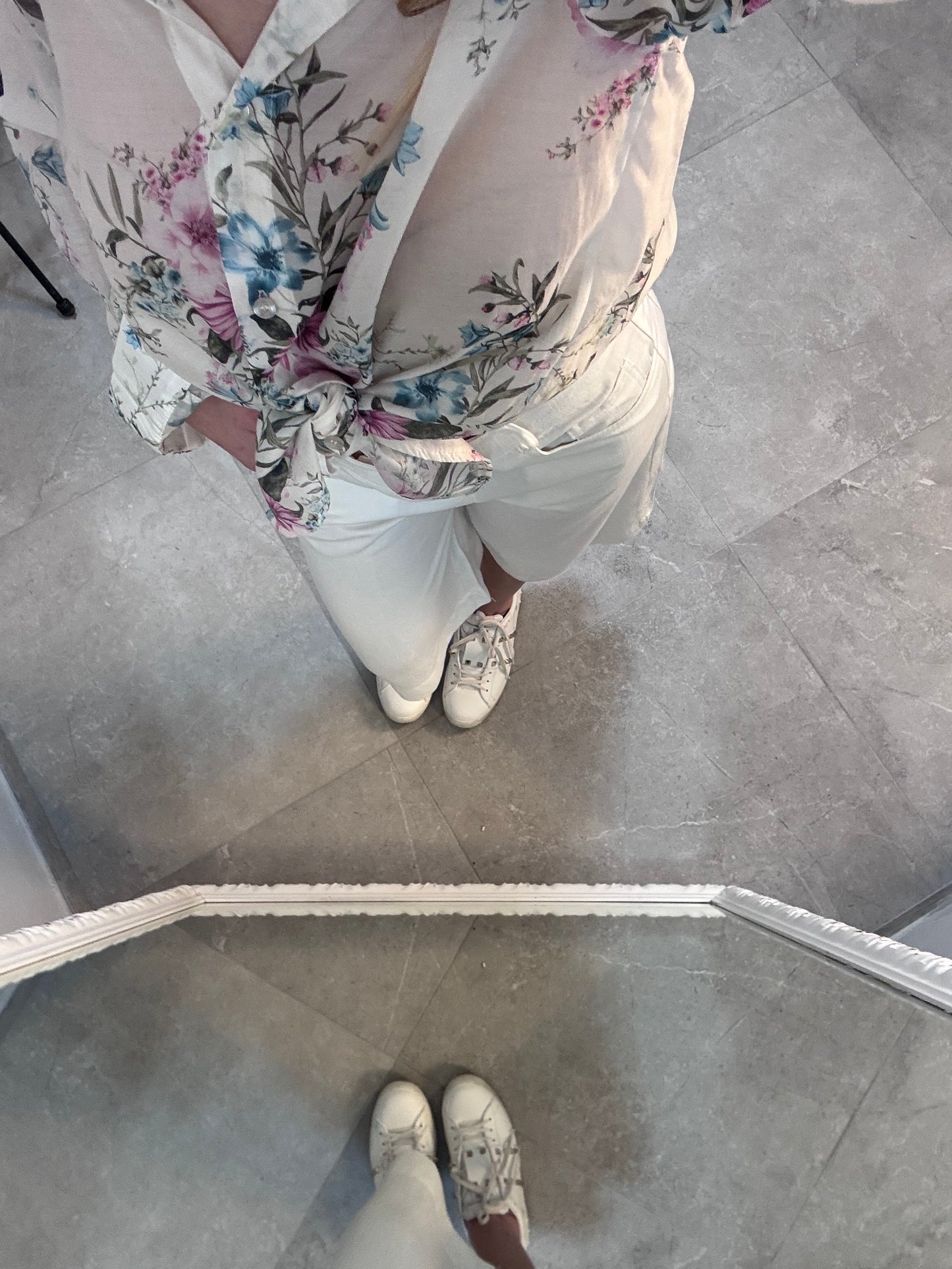 Camicetta in viscosa floreale