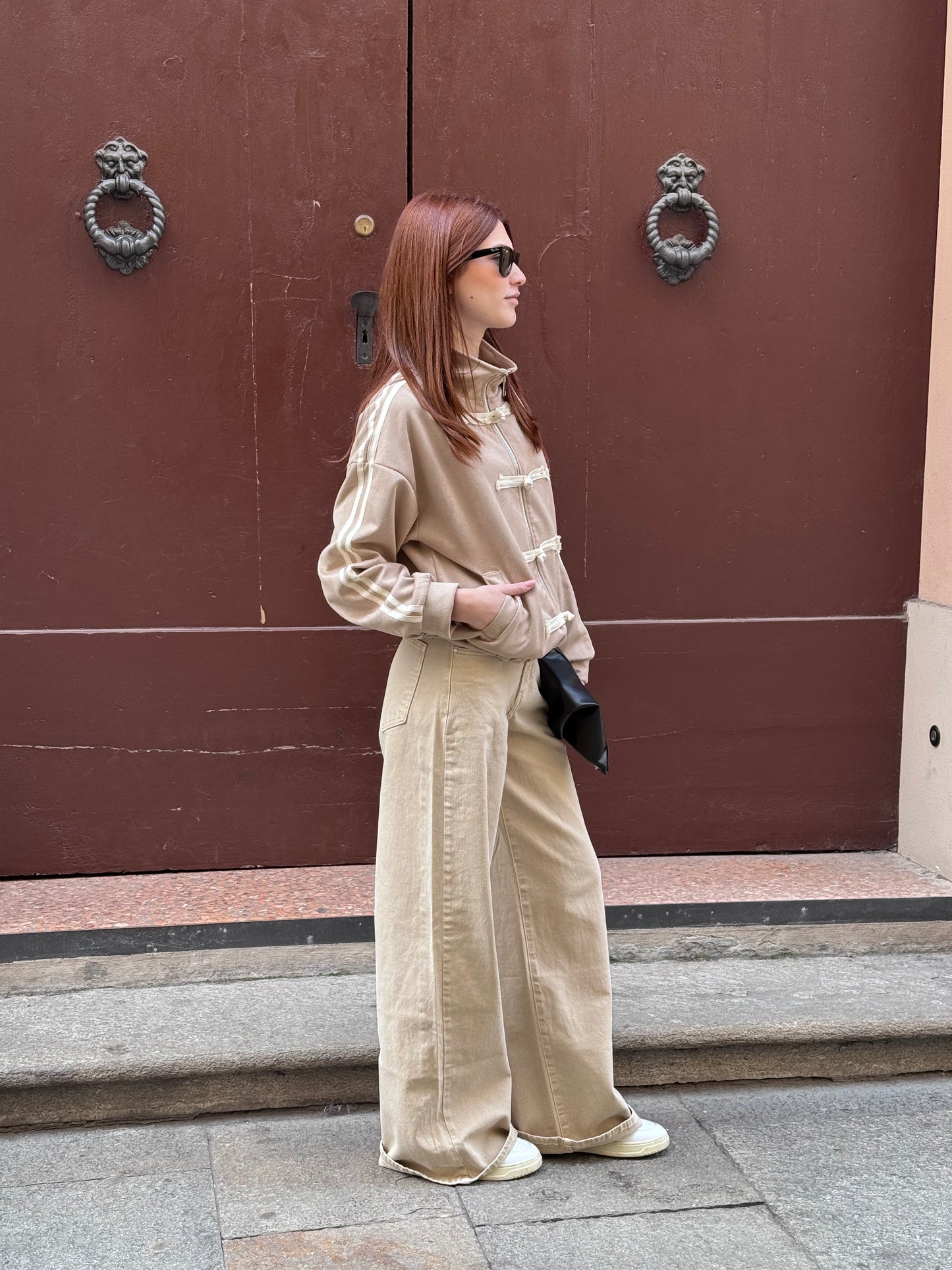 Bomber in felpa Mandarin