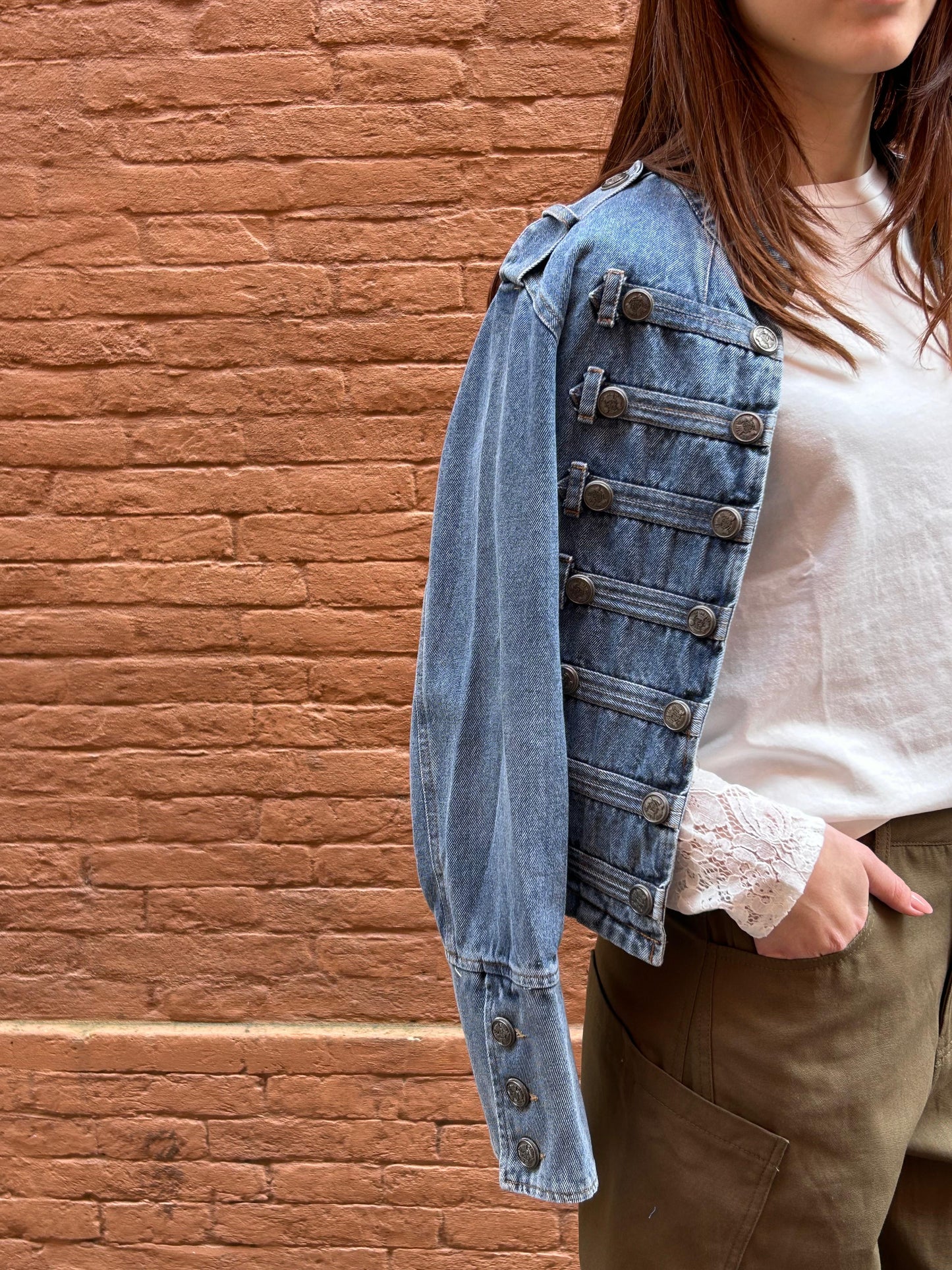 Giacca bouclè Napoleon