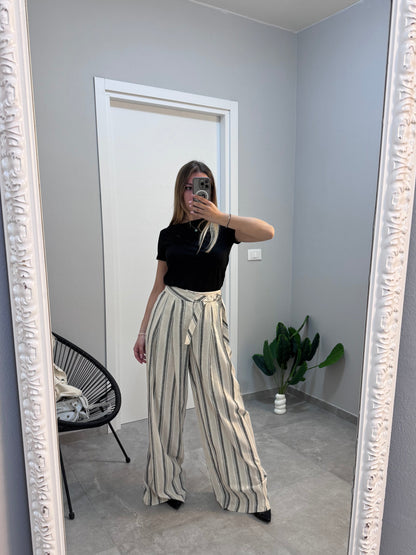 Pantalone sartoriale a righe