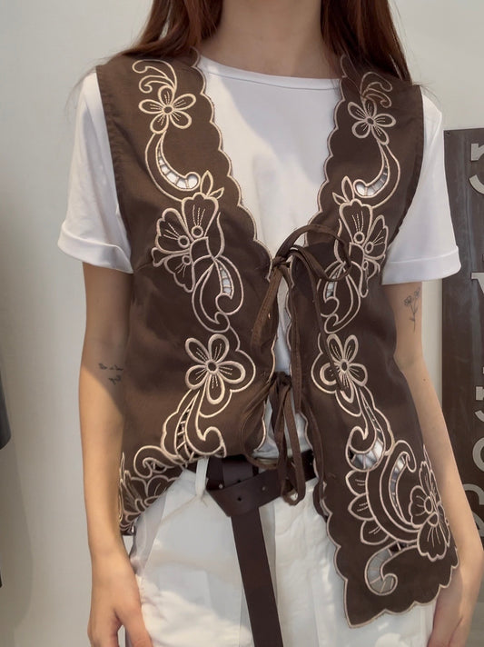 Gilet floreale