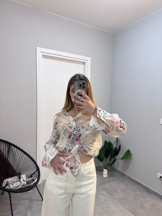 Camicetta in viscosa floreale