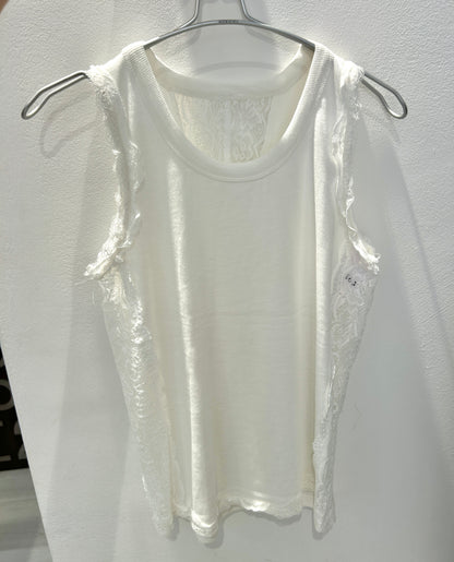 Canotta con pizzo