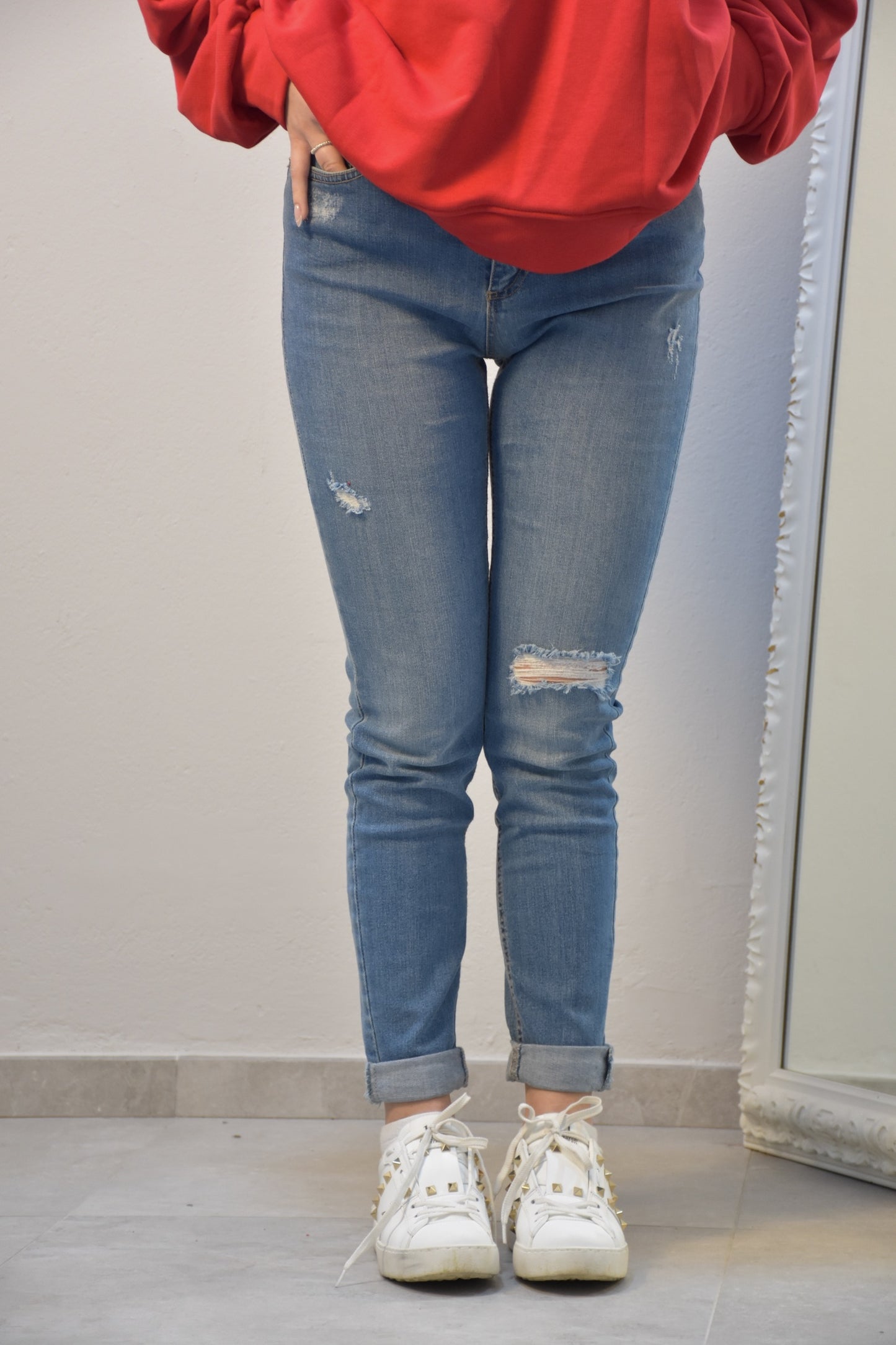 Jeans con strappi