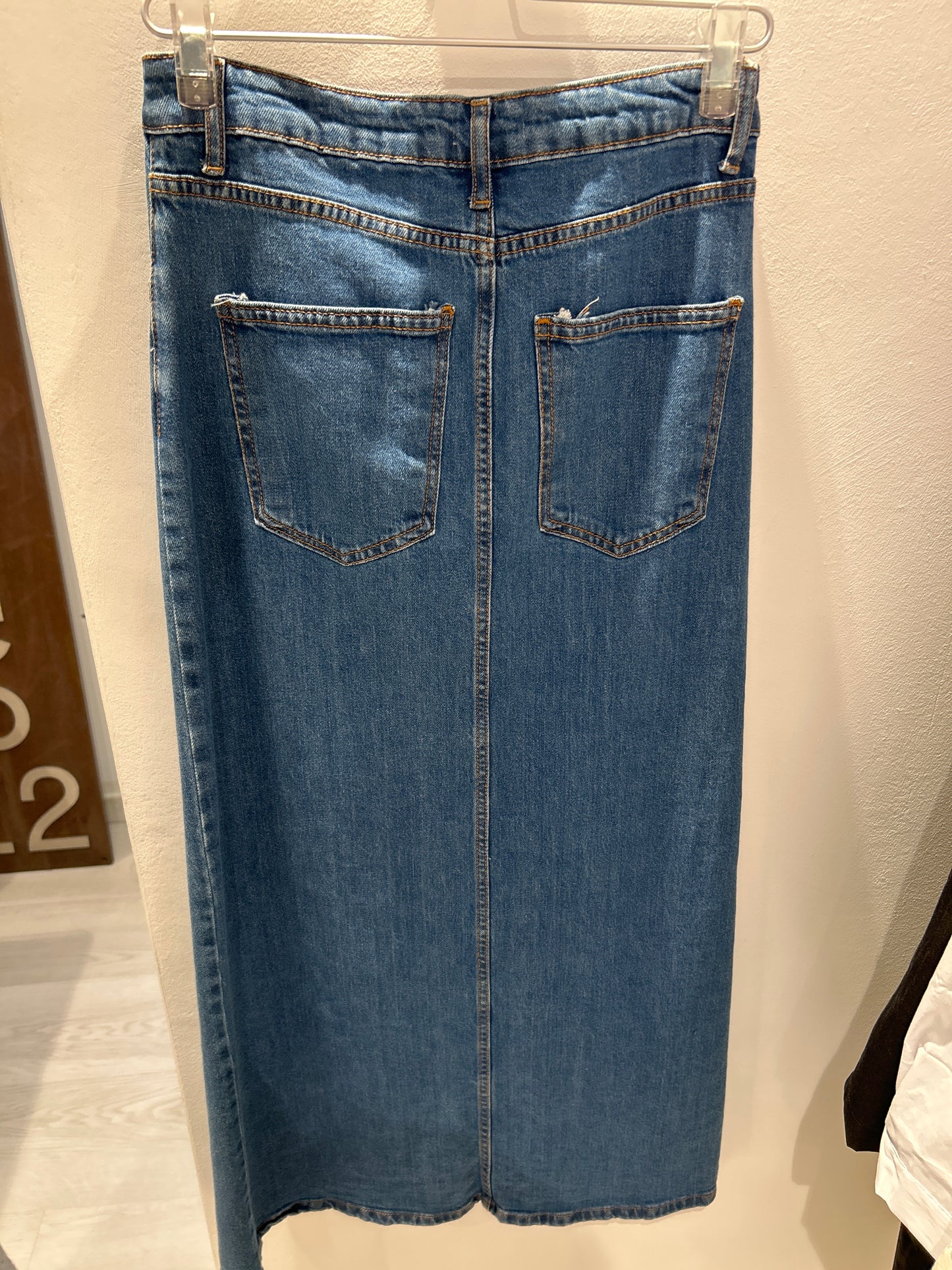 Gonna lunga in denim