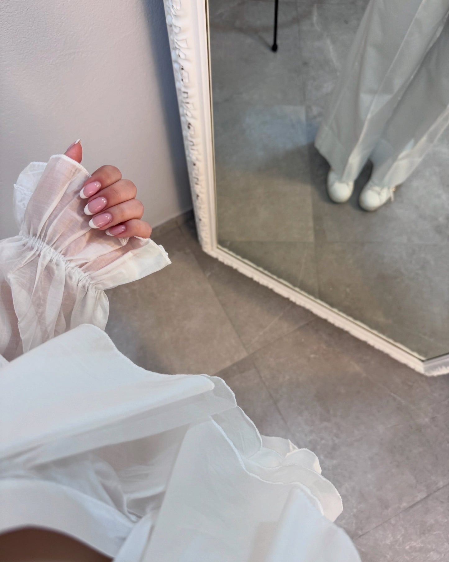 Camicetta con frappe