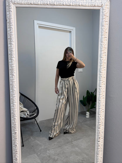 Pantalone sartoriale a righe