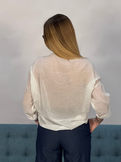 Camicetta con ricamo