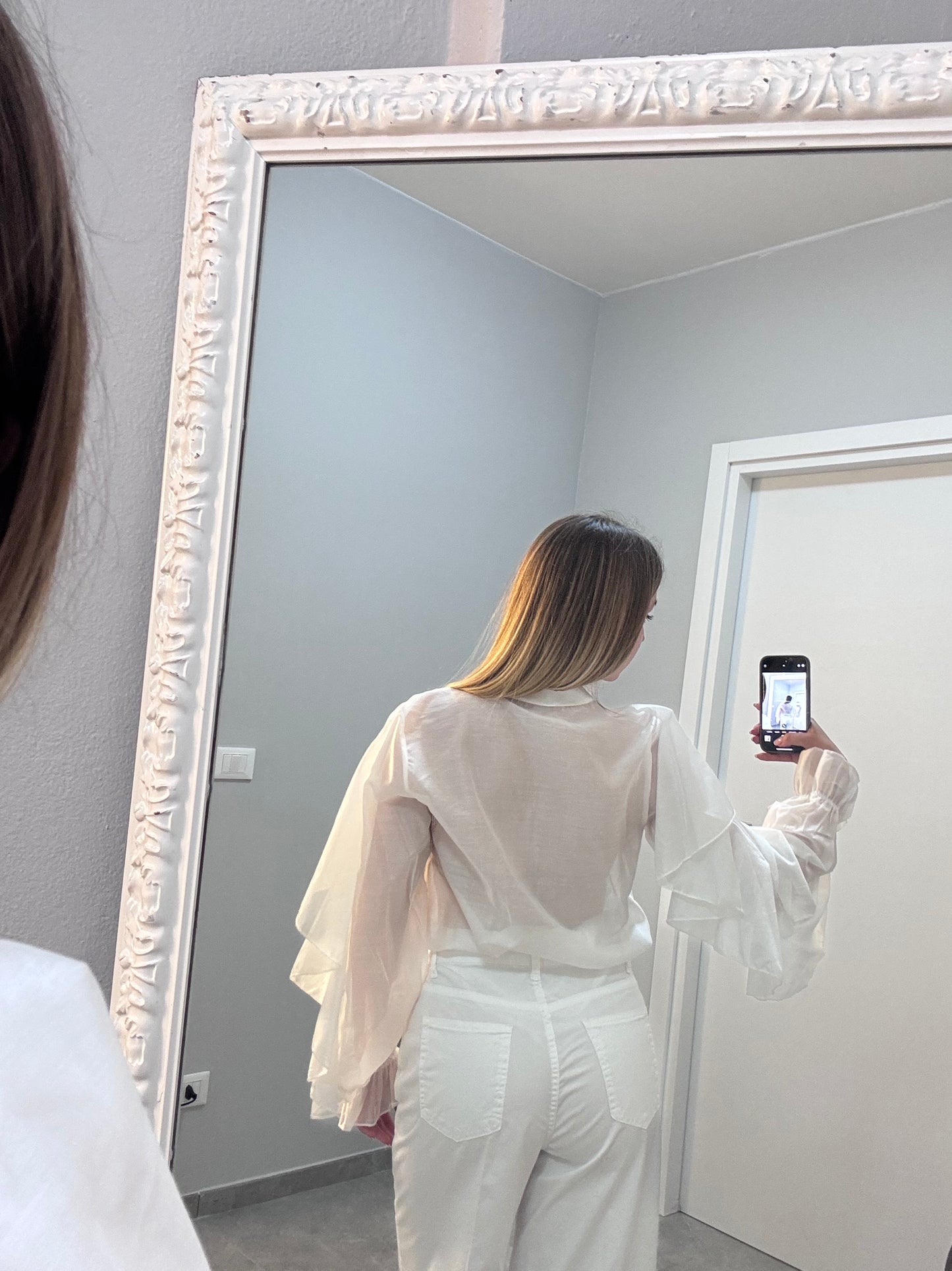 Camicetta con frappe