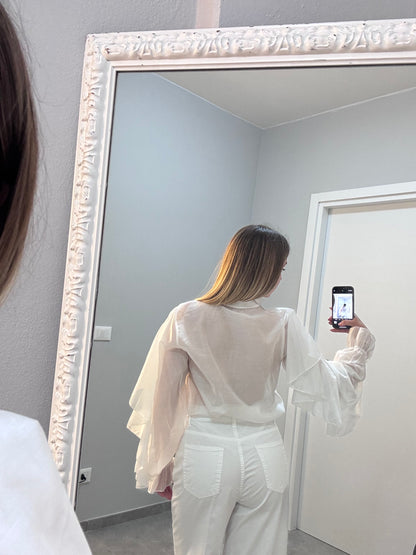 Camicetta con frappe