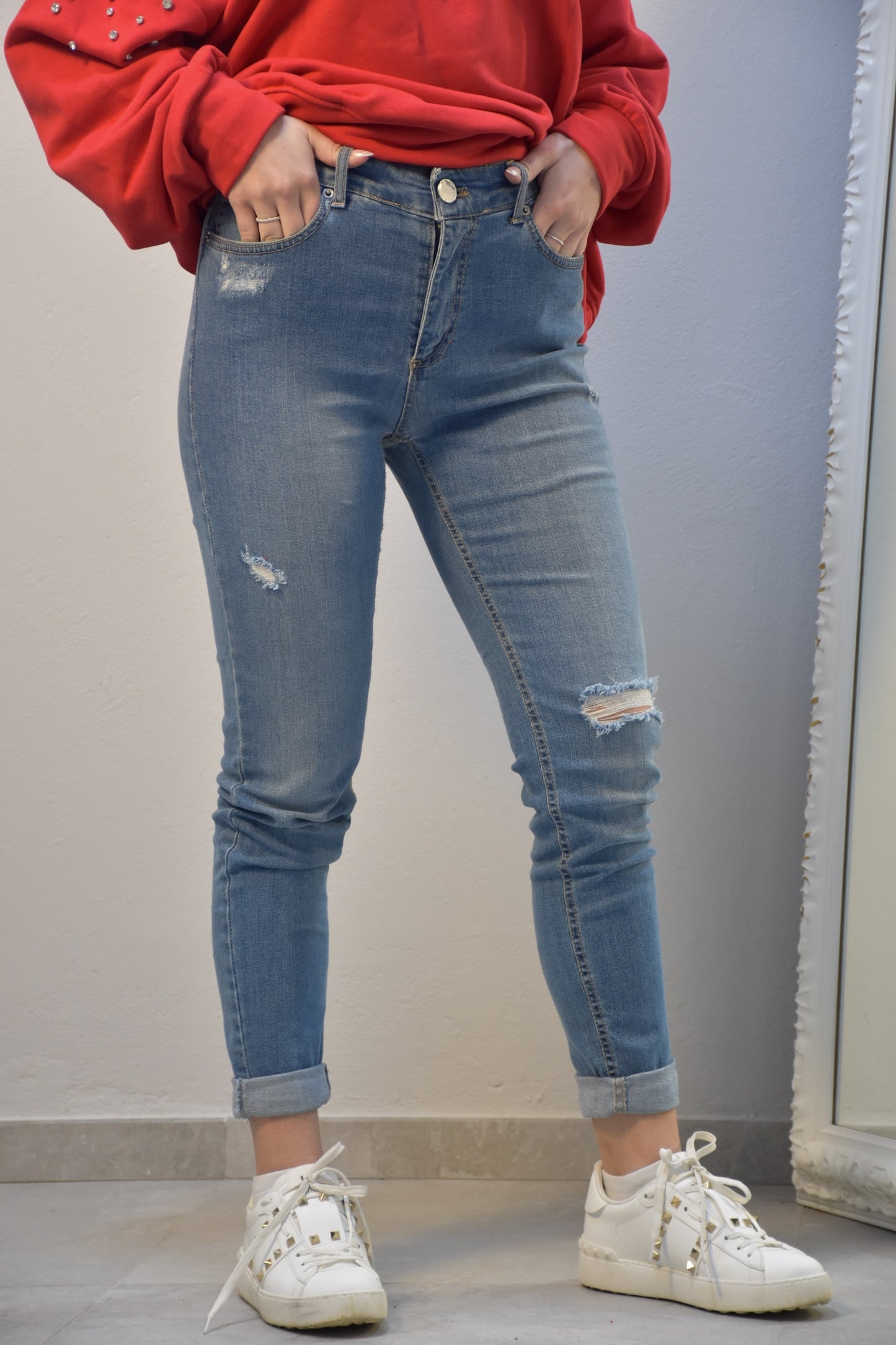 Jeans con strappi