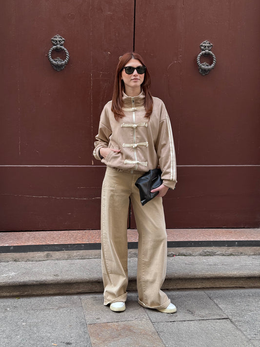 Bomber in felpa Mandarin