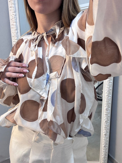 Camicetta a pois grandi