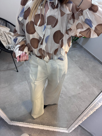 Camicetta a pois grandi