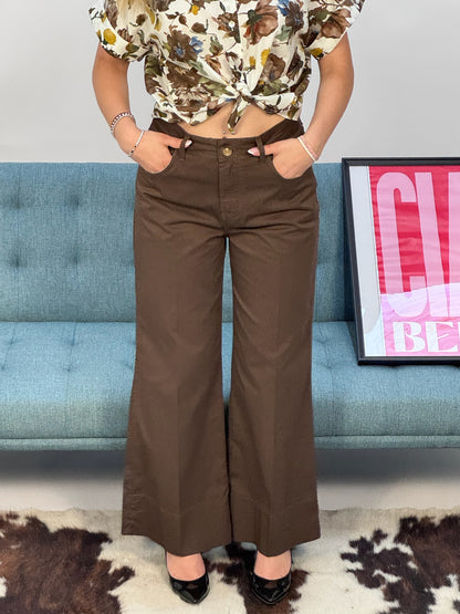 Panta palazzo in cotone